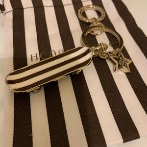 Henri Bendel Skateboard Bag Charm/Keyring